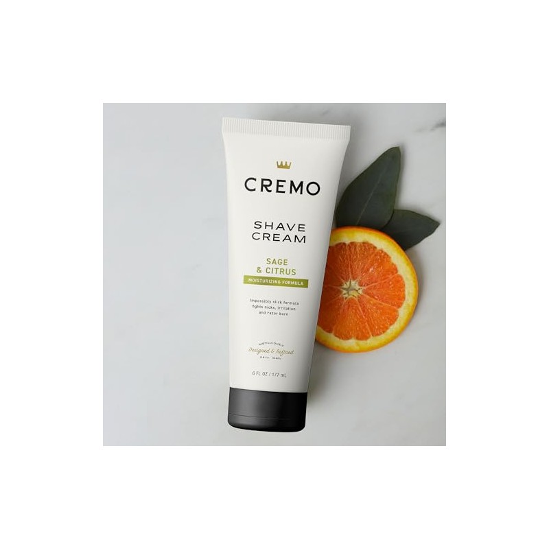 Cremo Cremo Sage & Citrus Shave Cream, Astonishingly Superior Ultra-Slick