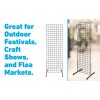 Gridwall Panel 2' x 6' Grid Wall Display Black 2