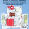 4P Miniature Circuit Breaker DIN Rail Mounting Overload Protection Switch