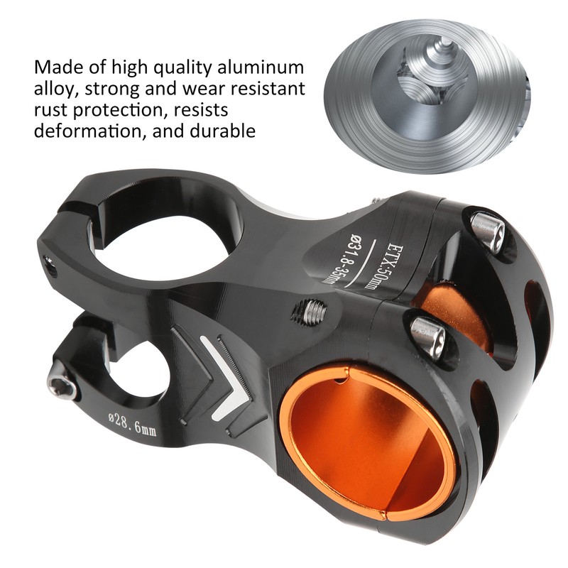 CANSUCC 31.8/35mm Bike Handle Stem Riser Short Handle Stem Aluminum