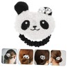 Baluue 2pcs Cute Panda Hair Ties High Elasticity Cartoon Ponytail
