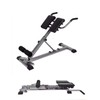 Roman Chair Back Hyper Extension Bench Adjustable Exercise Machine for