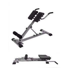 Roman Chair Back Hyper Extension Bench Adjustable Exercise Machine for Home Gym Abdominal Workout Equipment Foldable 30-40-50 Degrees Adjustable