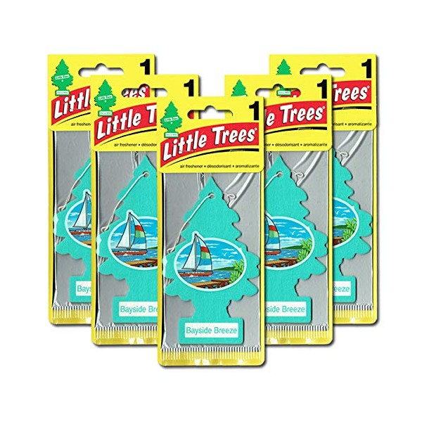 Little Tree Air Freshener 5 Pieces Set [Bayside Breeze beisaidoburi-zu] littletree/Air Fresheners/ka-huressyuna-