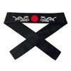Cotton Tie on Headband (1 White + 1 Black) For