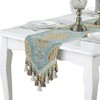 Bettery Home Embroidery Luxury Table Runner Jacquard Fabric Table Runner