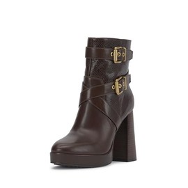 Vince Camuto Women's Coliana Platform Bootie Ankle Boot, Root Beer, 6.5