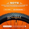 2-Pack 29" Bike Tubes 28/29x2.125/2.40 Self-Sealing Bicycle Inner Tubes with