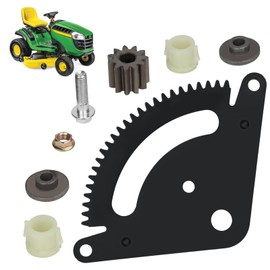 25 Teeth Steering Sector Gear Kit Compatible with John Deere John Deere Lawn& Garden Tractor L105 L108 L110 L111 L118 L120 L130 G110 with Pinion Gear GX20052BLE