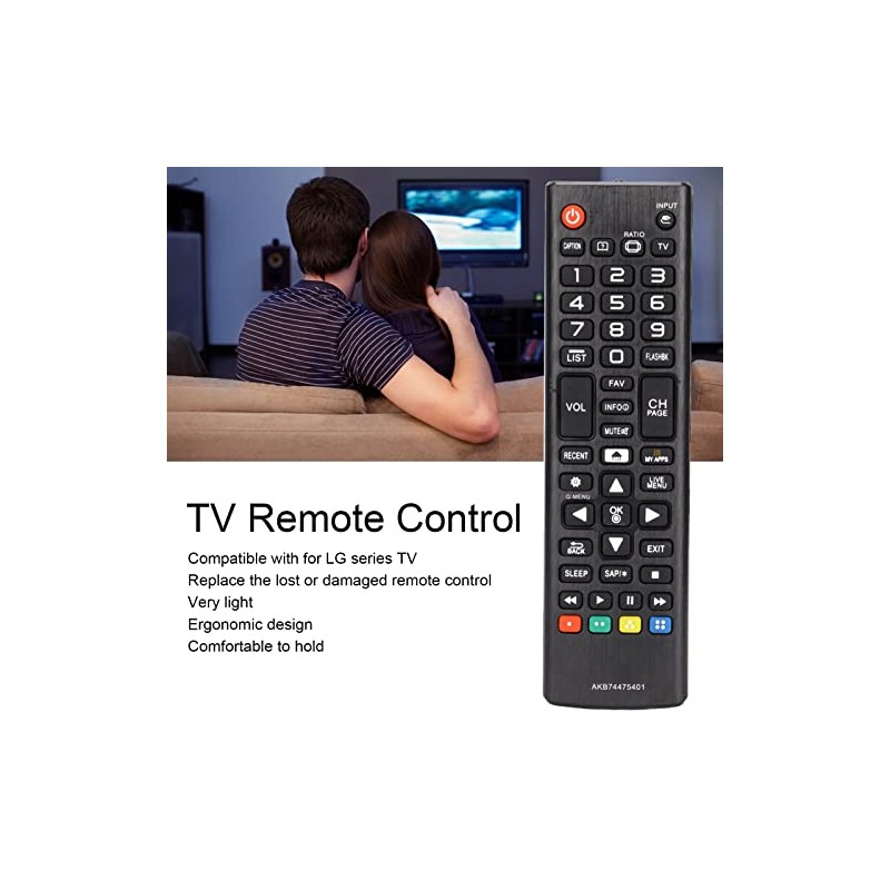 AKB74475401, diseño ergonómico de Larga Distancia Universal TV Remote Sensitive