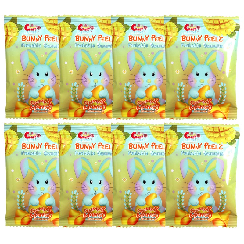 Sarah's Candy Factory Bunny Peelable Mango Gummy, Peeling Mango Candy,