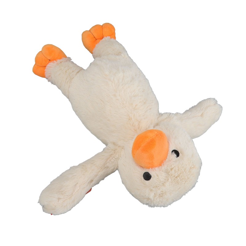 Dog Plush Duckling Sounding Toy Soft Teeth Cleaning Keep Healthy