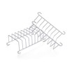 HEMOTON 2pcs Toast Stand Bread Holder Stainless Steel Serving Toast