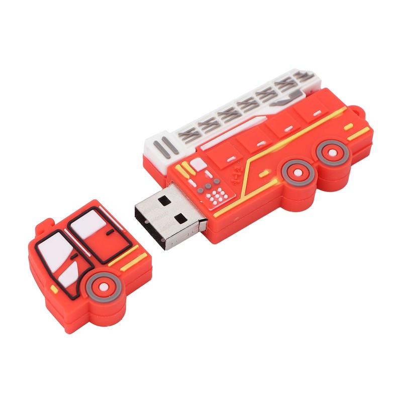 Flash Drive Cute Cartoon Car Compatible Storage Optional USB Thumb