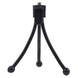 Flexible Mini Table Tripod Black 1/4 Inch 1/4 Table Camera Compatible with GoPro LC2620
