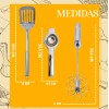 J.H. Company Set Exprimidor Espatula Batidor Acero Utensilio Para Cocina