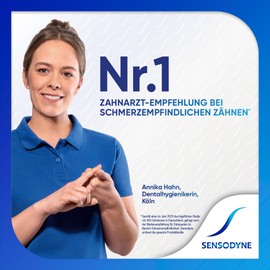 Sensodyne Sensitiv Extra Frisch Zahncreme, tägliche Zahnpasta, bei schmerzempfindlichen Zähnen, 75ml