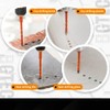 BGTEC Serrated Carbide Masonry Drill Bit Set - 10PCS 1/4"
