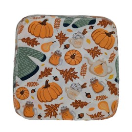 Creations by Terra - Reusable Paper Towels Washable Roll - Cloth Paper Towel Replacement - Zero Waste - 12pk (Fall Collage)