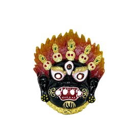 Gangesindia Metal Wall Hanging Nazar Battu Evil Eye Protector Nazar Suraksha Kawach for Home Office Decorative Showpiece Size : 5.5 H x 4.5 L Inch