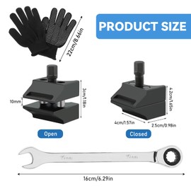 BDHYYM Federspanner,Achsschenkel Spreizer,Universelles Auto Federbein spreizer Werkzeug, Sperrwerkzeug für Stoßdämpfer Halbnaben, Lenkungs Spreizwerkzeug