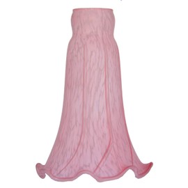 MIXDOM Lily Flower Blown Glass Lampshade, Tiffany Style Tulip Replacement for Table & Floor Lamps - Opening I.D. 1.06 Inch by O.D. 1.57 Inch