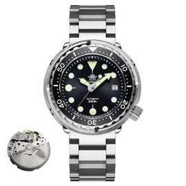 ADDIESDIVE 44.5 MM Scuba Dive Watch 8215 Movement Diver 300 M Waterpoof Sapphire Crystal Analog Luminous Date Display Mens Automatic Watch