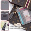 Women Slim RFID Card Case Holder Wristlet Zip ID Case