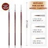 golden maple Golden Maple Kolinsky Sable Miniature Paint Brushes -