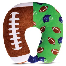 iscream Silky Fleece 12" Neck Support Pillow - Touchdown