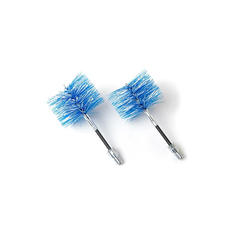 2 Replacement Brushes for BARETTO Pellet Stove Cleaning Kit -