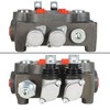 Timunr 2 Spool 25GPM Hydraulic Directional Control Valve, 3000PSI BSPP