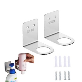 Bijun Wand Shampoo Halter Seife Flaschenhalter, Wandmontage, Pumpe Handständer Hängeregal Shampoo Standregal Aufbewahrungshalter Lotionbehälter für Küche Bad