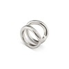 UNOde50 Shortcut Ring, Sterling Silver Plated Alloy, Not applicable.