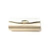 Solid Color Lipstick Case Holder w/Mirror (Beige)
