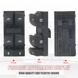 Sianxaido 4F0959851G Master Power Window Switch Compatible with A6 2006-2010 A6 Quattro 2005-2011 Q7 2007-2009 S6 2007-2011