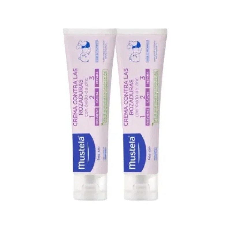 Crema Mustela Contra Rozaduras 2 Pzas De 165g C/u
