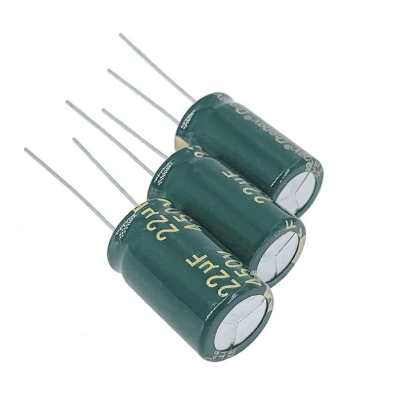 PENGLIN 10pcs Electrolytic Capacitors Aluminum Electrolytic Capacitors 450V 22UF 105℃