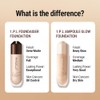 MAKEHEAL 1.P.L FOUNDAISER FOUNDATION matte finish, liquid foundation with wand,
