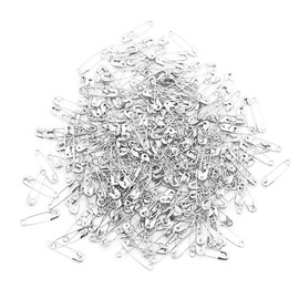 COMOK 19mm(0.75in) Safety Pins,1000 Count, Rust Resistant Nickel Plated Steel Set for Crafting, Sewing, and Clothing Fastening etc, Sliver Tone