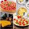 Cylogia 8 Inch Quiche Tart Pan Loose-Bottom Flan Tin Fluted