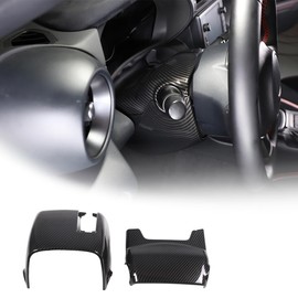 DIYUCAR Fit For Toyota GR86 ZN8 Subaru BRZ ZD8 2022 2023 Steering Wheel Cover Interior Panel Protective Cover Steering Panel Cover Interior Parts Custom Accessories ABS Plastic (Carbon Pattern)