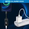 Extended USB C Tester Phone Charging Tester Meter Voltmeter USB
