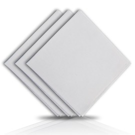 SHUKAN FASHIONS - TRIPLE PACK OFFER NEW PLAIN WHITE + PLAIN WHITE + PLAIN WHITE BANDANA BIKER COW BOY COW GIRL NECK SCARF NECK WRIST WRAP