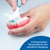 wellsamed Denture Brush, Denture Brush for Third Teeth, Denture Cleaning,