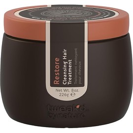 Tweak’d by Nature - Restore Cleansing Hair Treatment, Hair Mask for Damaged Hair, 5-in-1, Strengthens and Nourishes Dry Hair for Silky and Soft Feel, Cruelty Free (8 ounces)