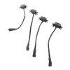 4Pcs LED Grille Lights DC12V Amber High Brightness Front Grille