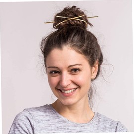 minkissy 6 Pcs Metal Hairpin Hair Cuff Bun Cage Women Hair Cuff Girls Hair Stick Hair Bun Holder Decorative Hair Sticks Wedding Hair Bun Cage Hairpins Miss Antique European and American