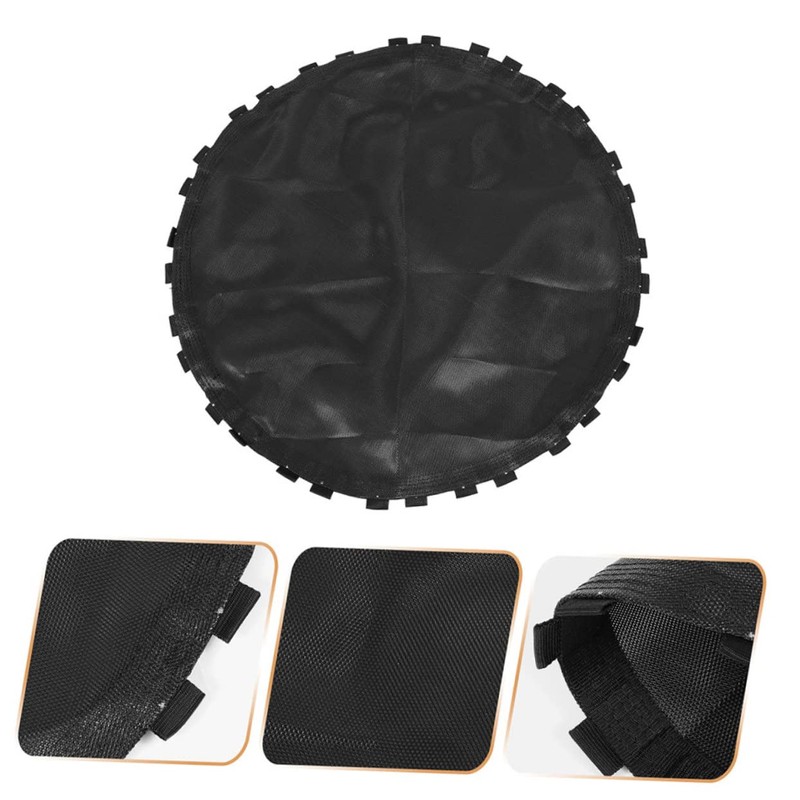 Kisangel Trampoline Mat Trampoline Cover Replacement Trampoline Padding Black Jumping