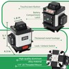 Laser Level, ZPD Laser Level with Tripod, 4 x 360